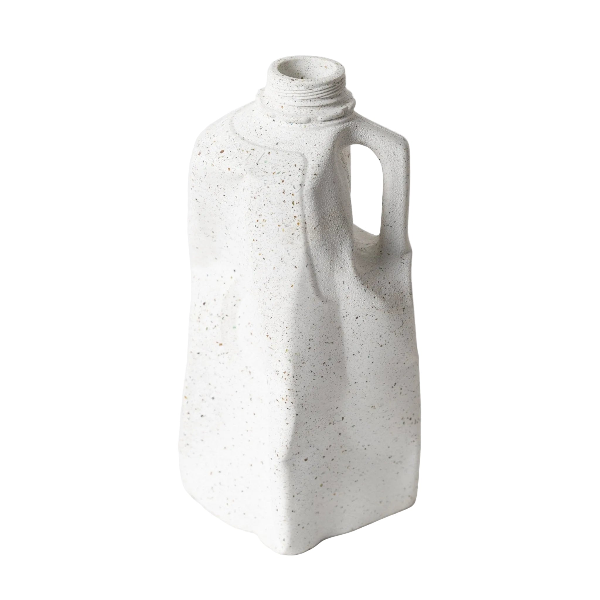 Milk Jug Vase | White Terrazzo - Paranoid Ranch