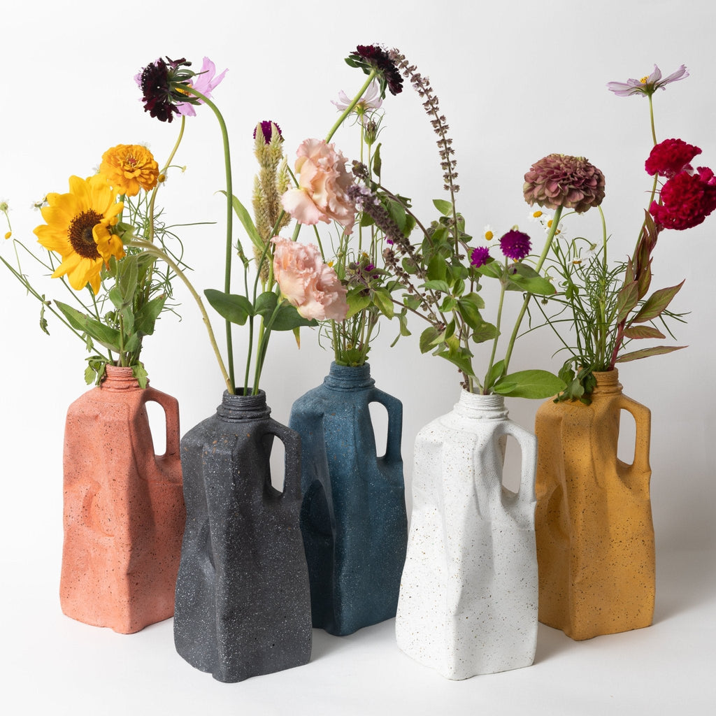 Milk Jug Vase | White Terrazzo - Paranoid Ranch