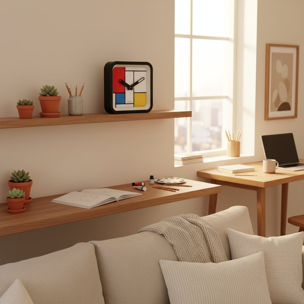 Mondrian Clock - Paranoid Ranch