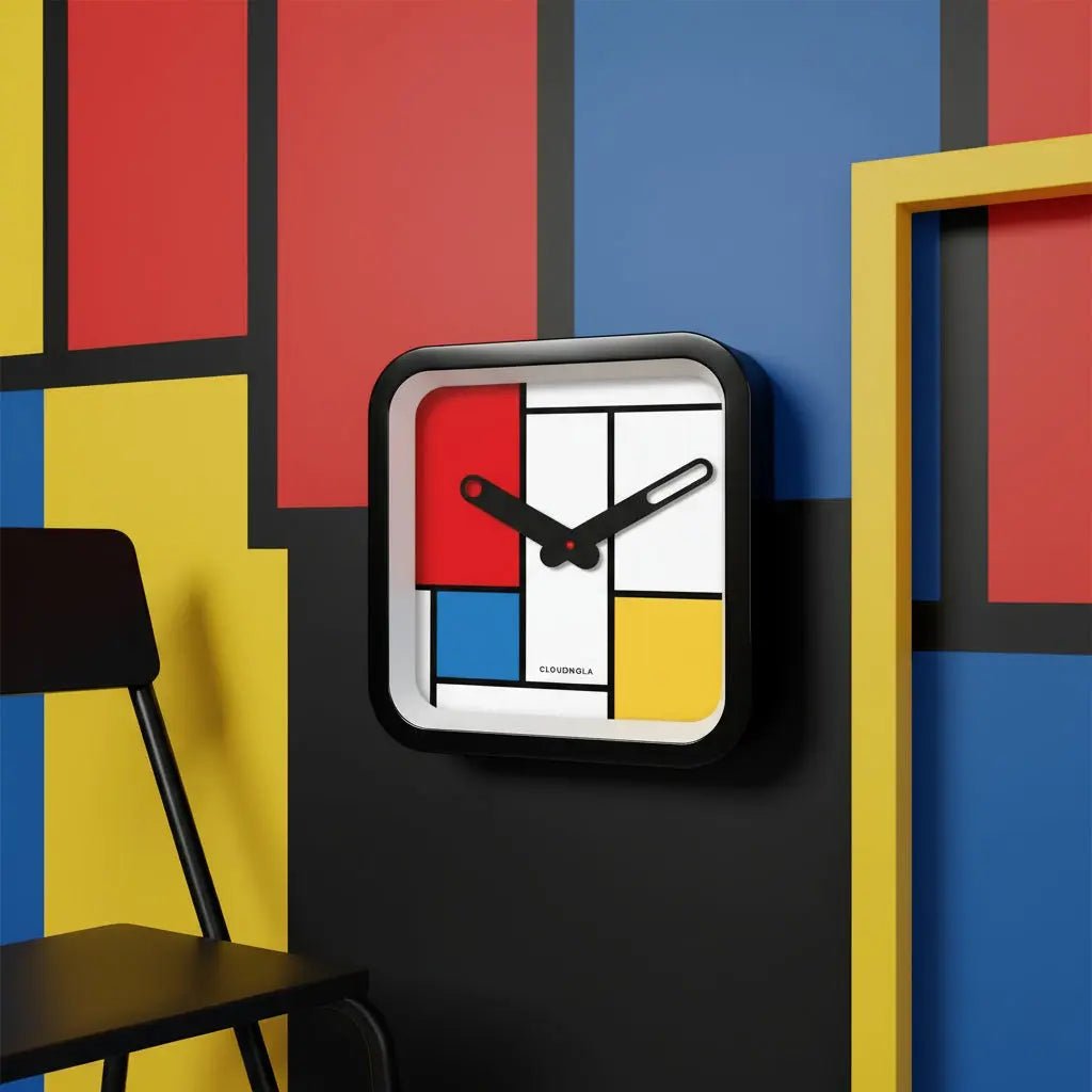 Mondrian Clock - Paranoid Ranch