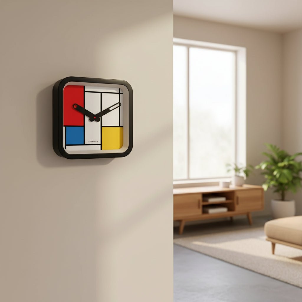 Mondrian Clock - Paranoid Ranch