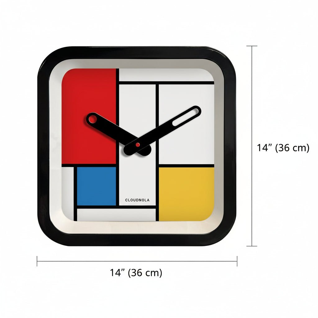Mondrian Clock - Paranoid Ranch