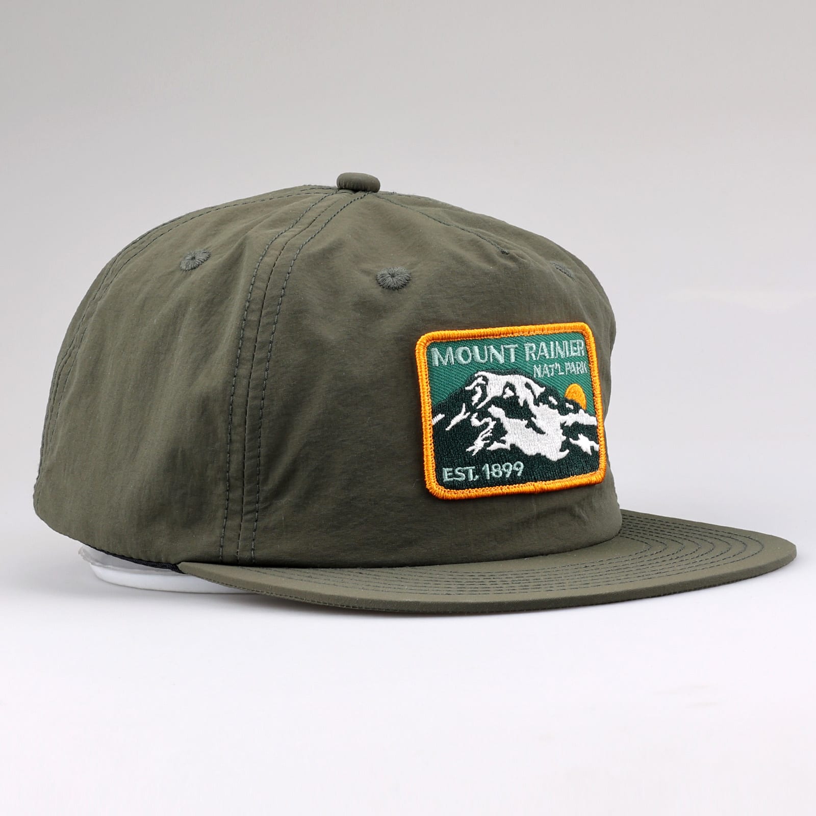 Mount Rainier National Park Est 1899 Recycled Nylon Cap - Paranoid Ranch