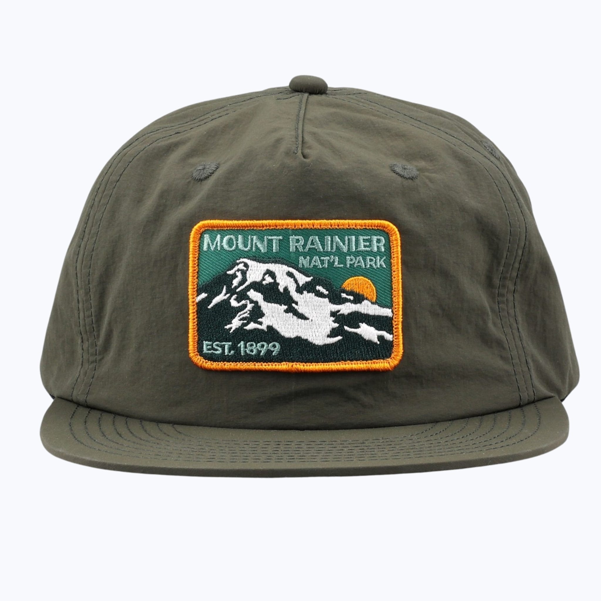 Mount Rainier National Park Est 1899 Recycled Nylon Cap - Paranoid Ranch