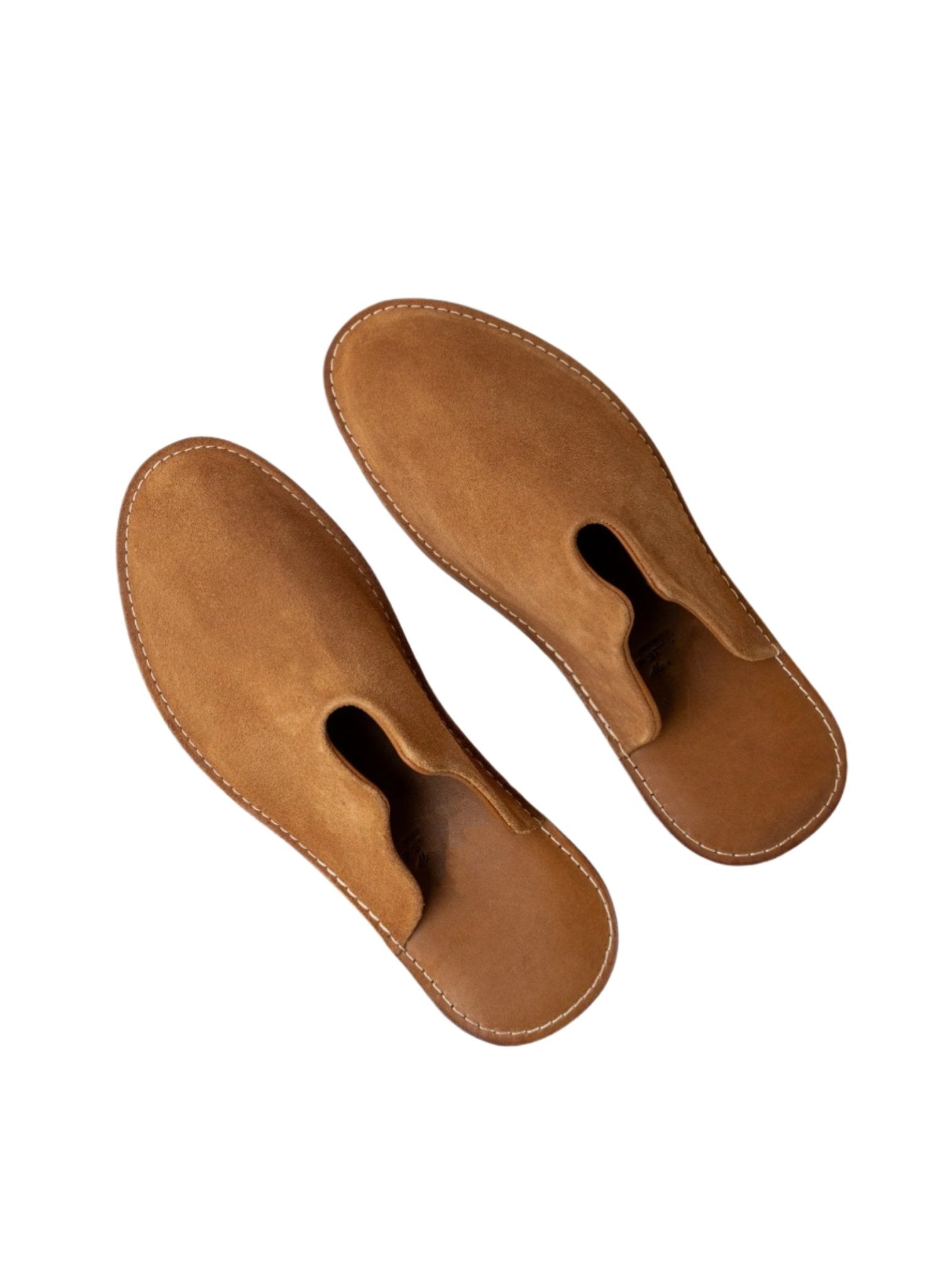 Mr. Grumpy Leather Slippers - Blue - Paranoid Ranch