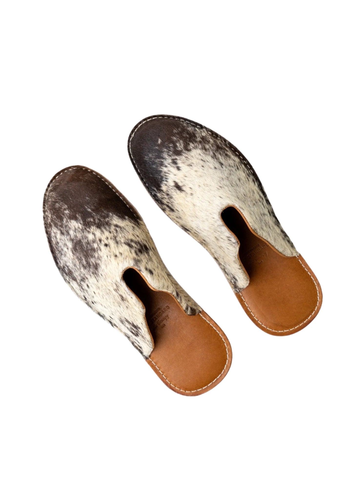 Mr. Grumpy Leather Slippers - Blue - Paranoid Ranch