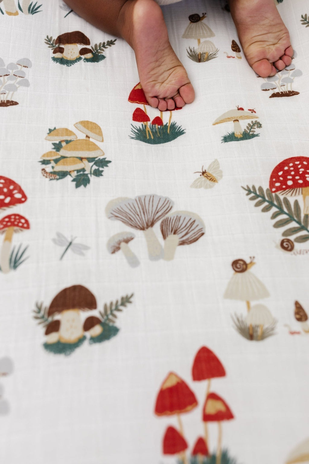 Mushroom Crib Sheet - Paranoid Ranch