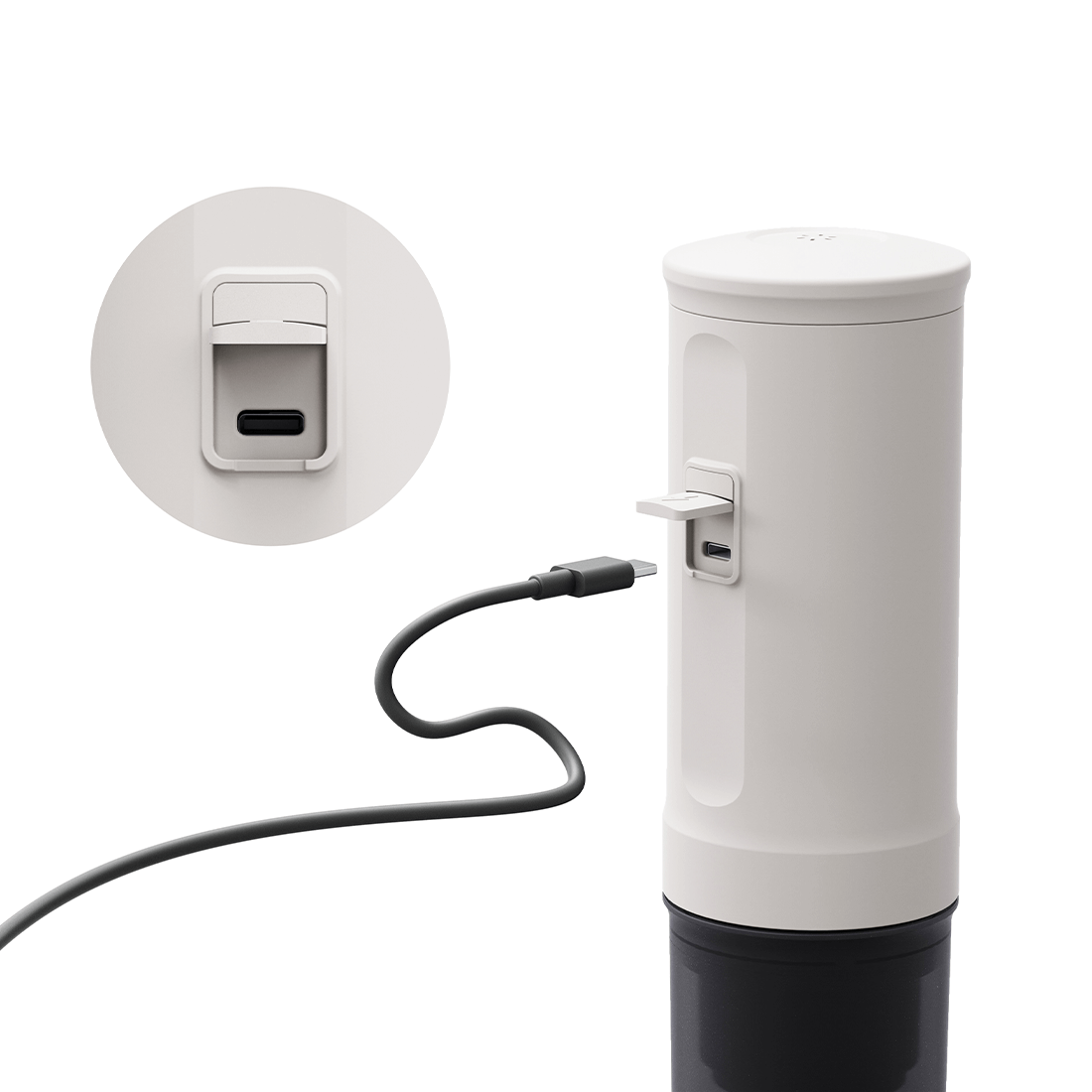 Nano Portable Espresso Machine (Pearl White) - Paranoid Ranch