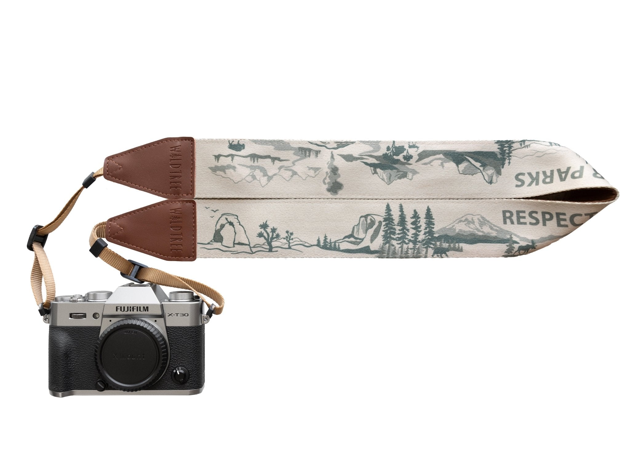 National Park Inspired Camera Strap Brown - Paranoid Ranch