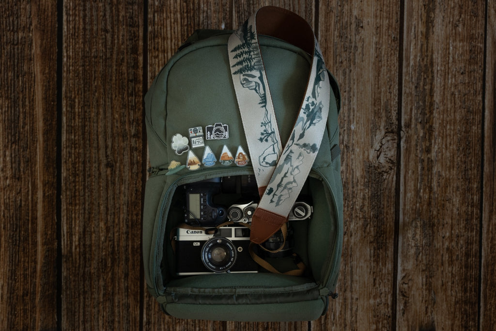 National Park Inspired Camera Strap Brown - Paranoid Ranch