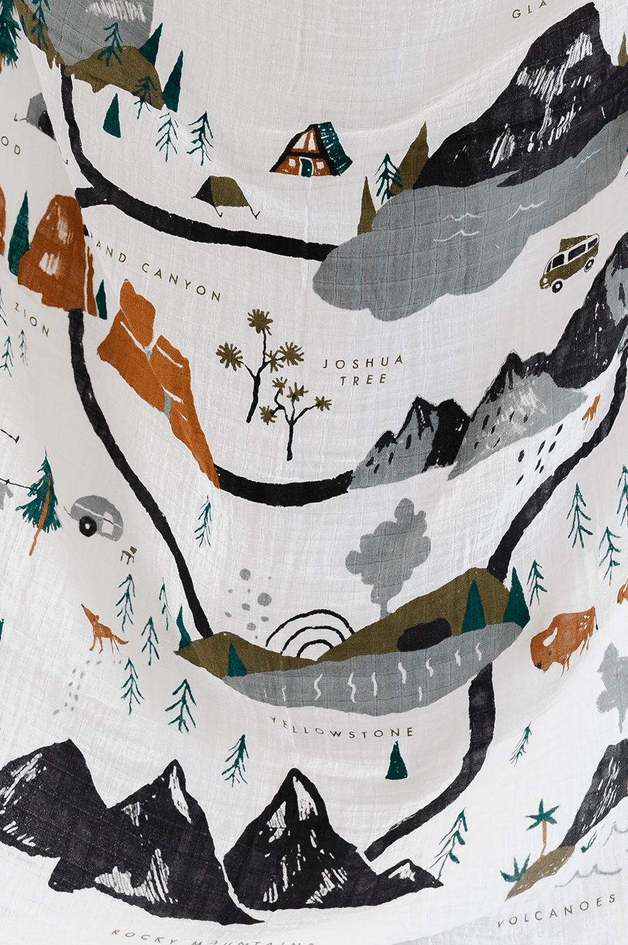 National Parks Swaddle - Paranoid Ranch