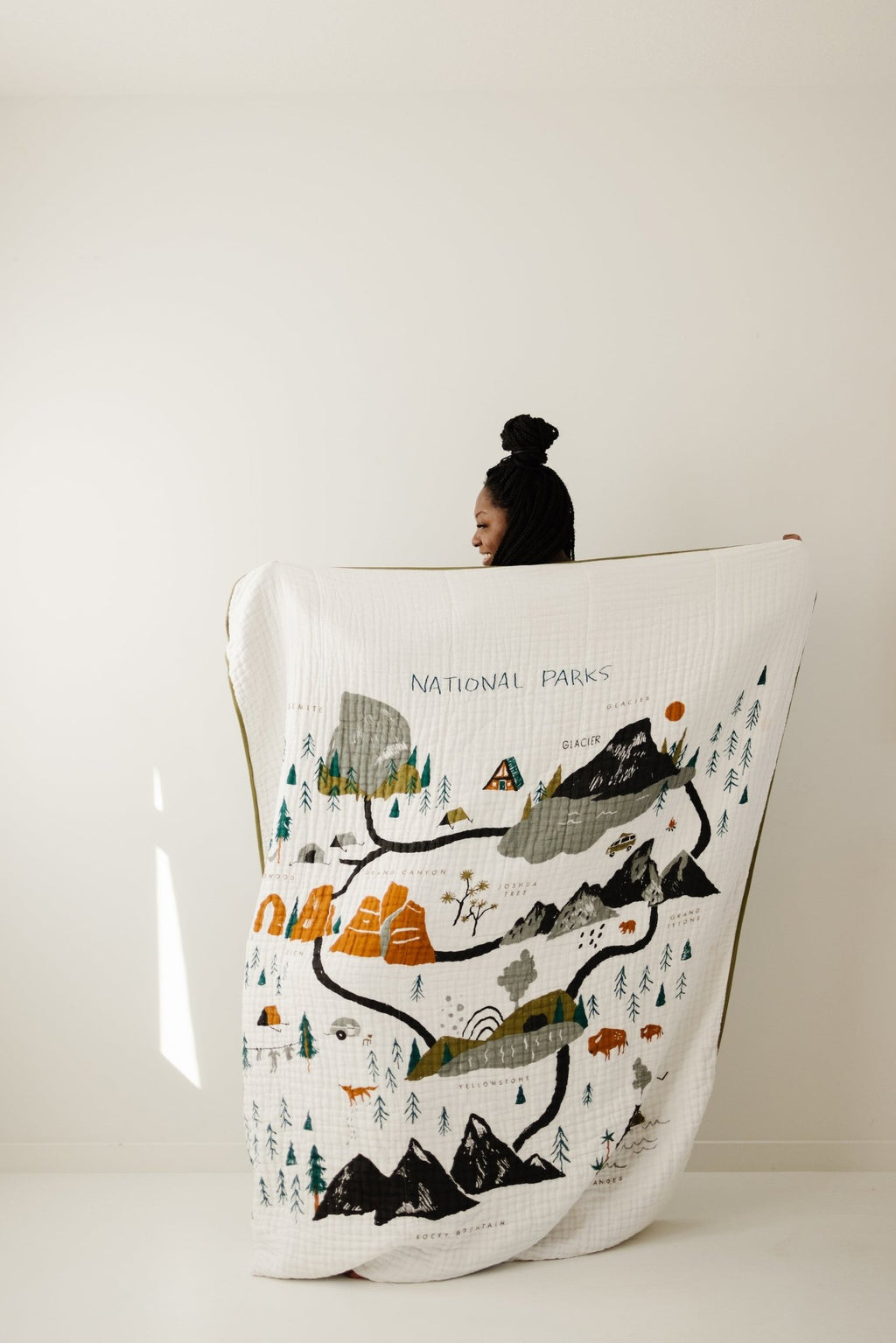 National Parks Throw Blanket - Paranoid Ranch
