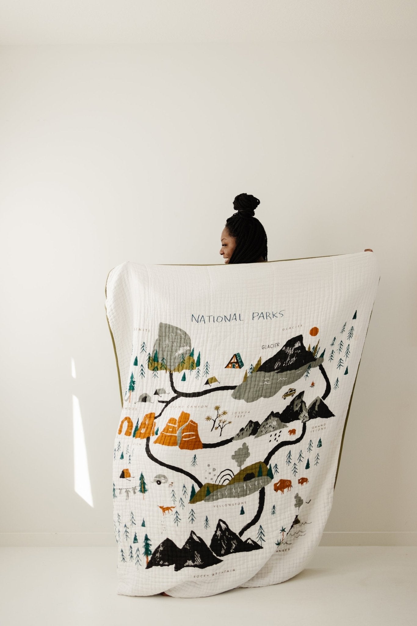 National Parks Throw Blanket - Paranoid Ranch