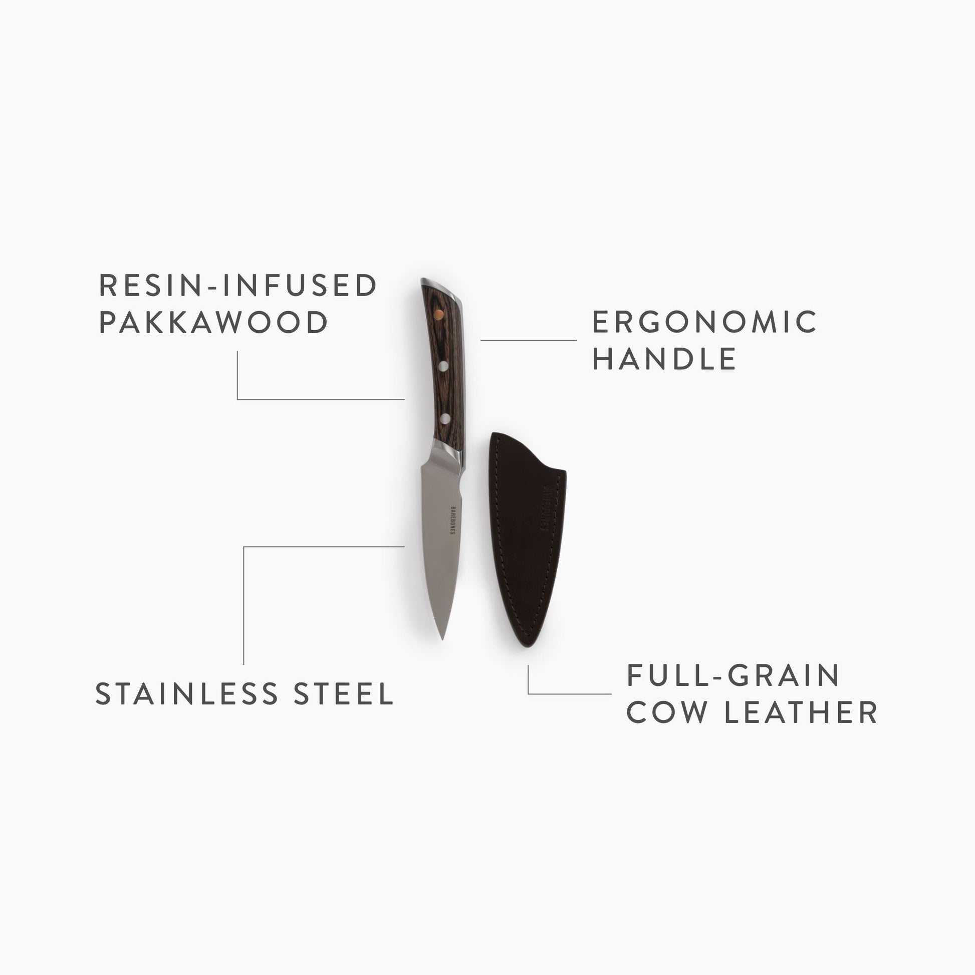 No. 4 Paring Knife - Paranoid Ranch