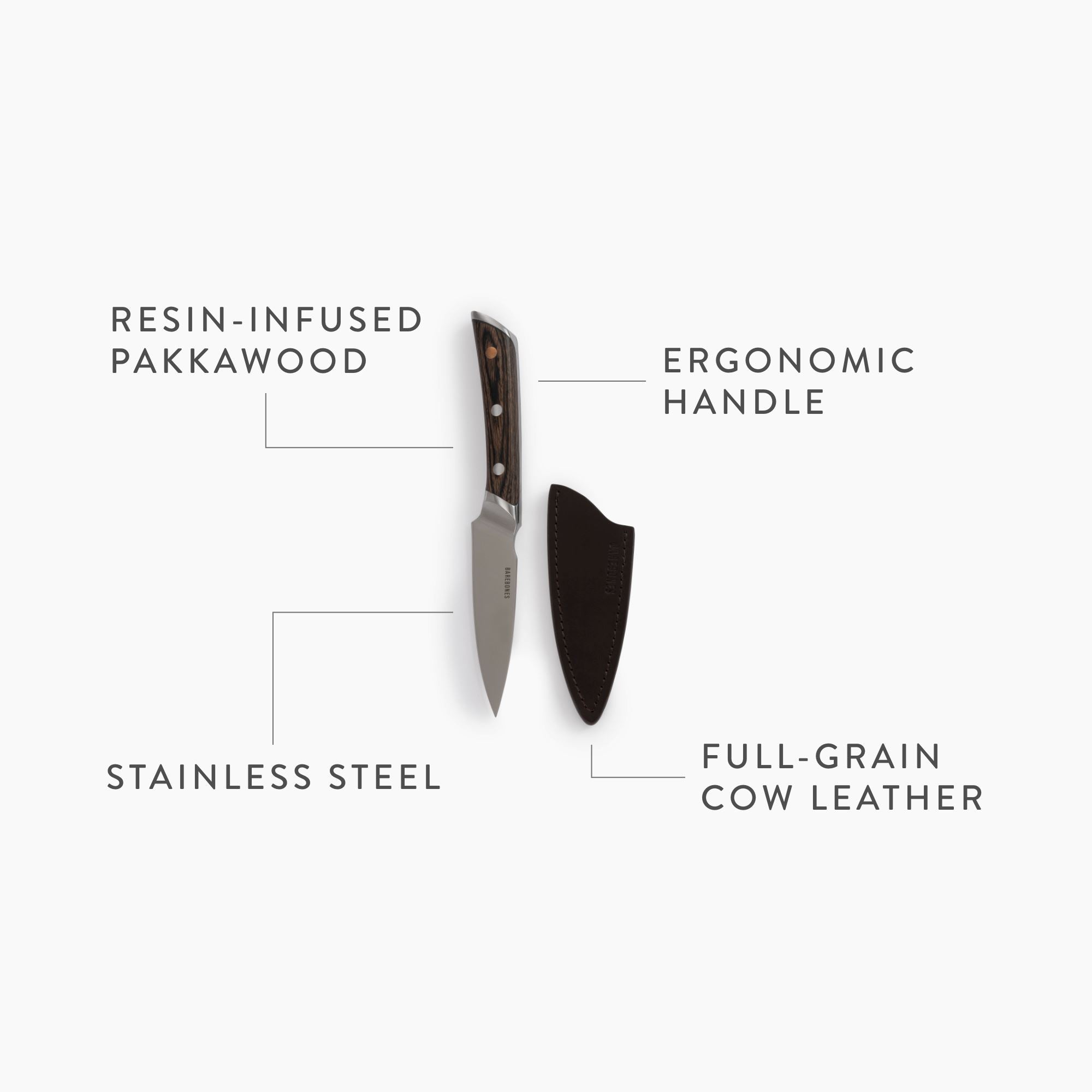 No. 4 Paring Knife - Paranoid Ranch