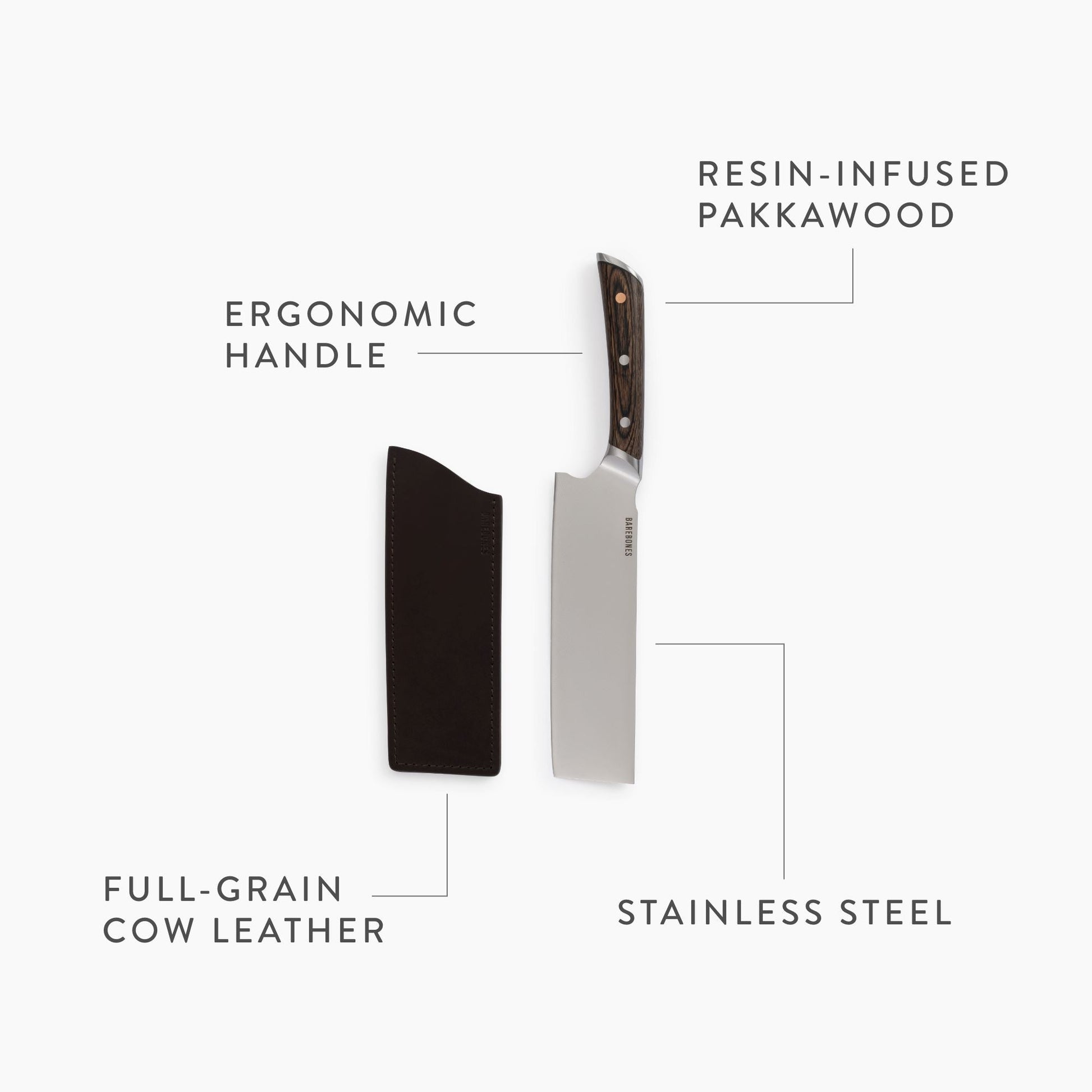 No. 7 Nakiri Knife - Paranoid Ranch