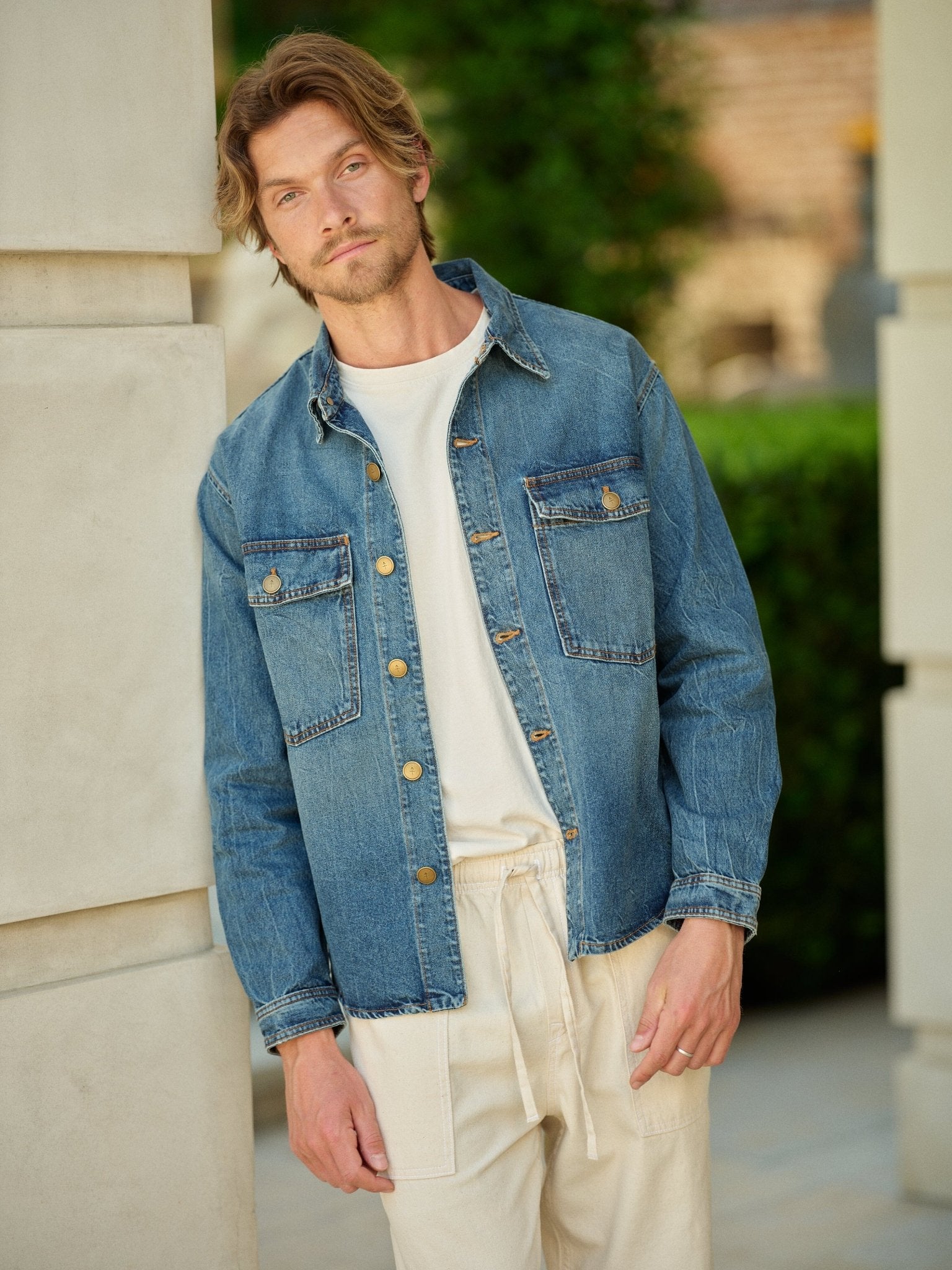 Noah Overshirt in Japanese Denim - Paranoid Ranch