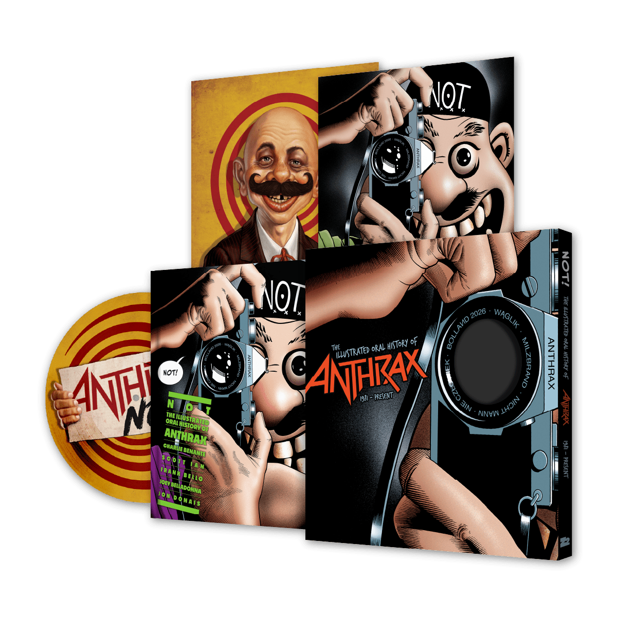 NOT: The Illustrated Oral History of Anthrax + Picture Disc Vinyl LP (Deluxe Edition) - Paranoid Ranch