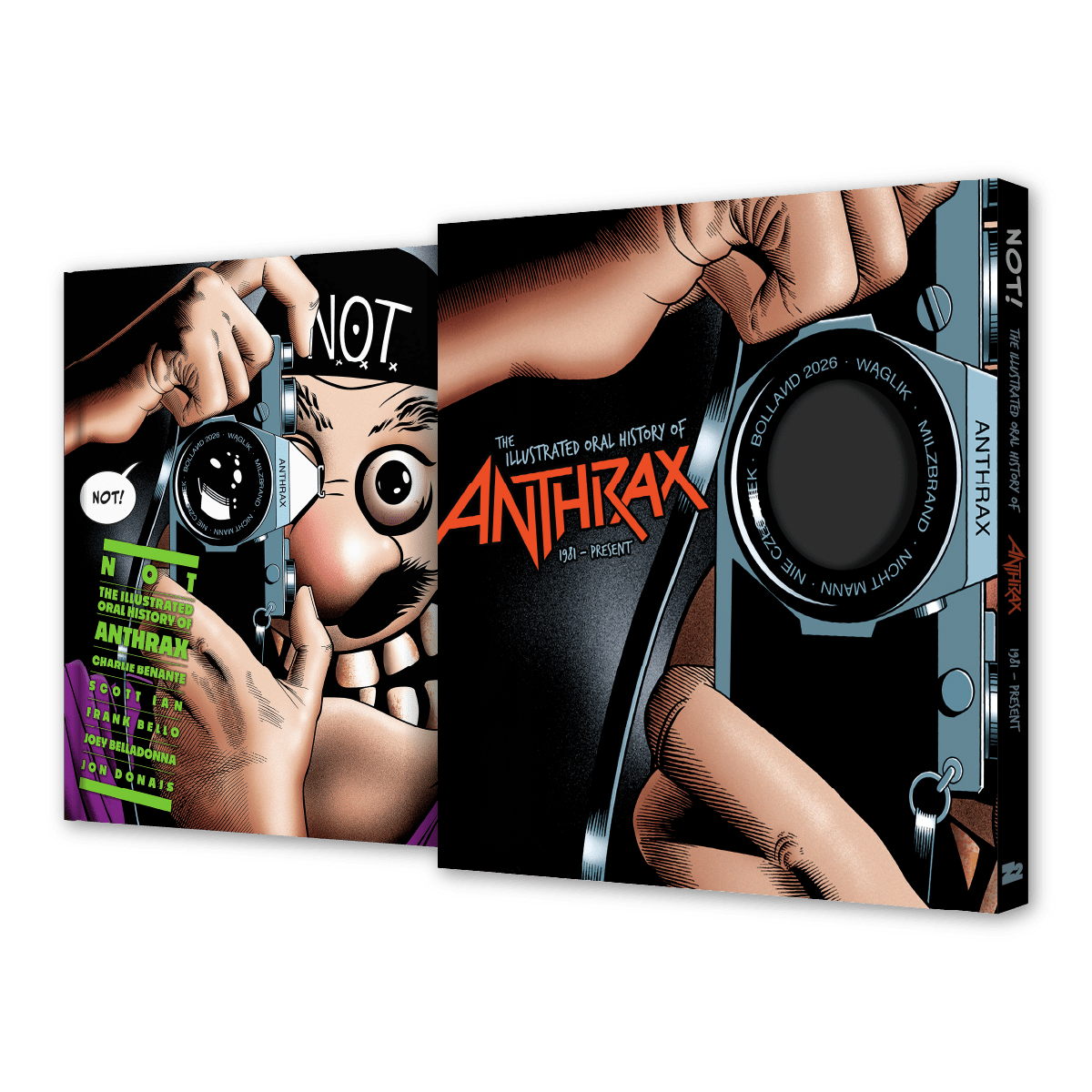 NOT: The Illustrated Oral History of Anthrax + Picture Disc Vinyl LP (Deluxe Edition) - Paranoid Ranch