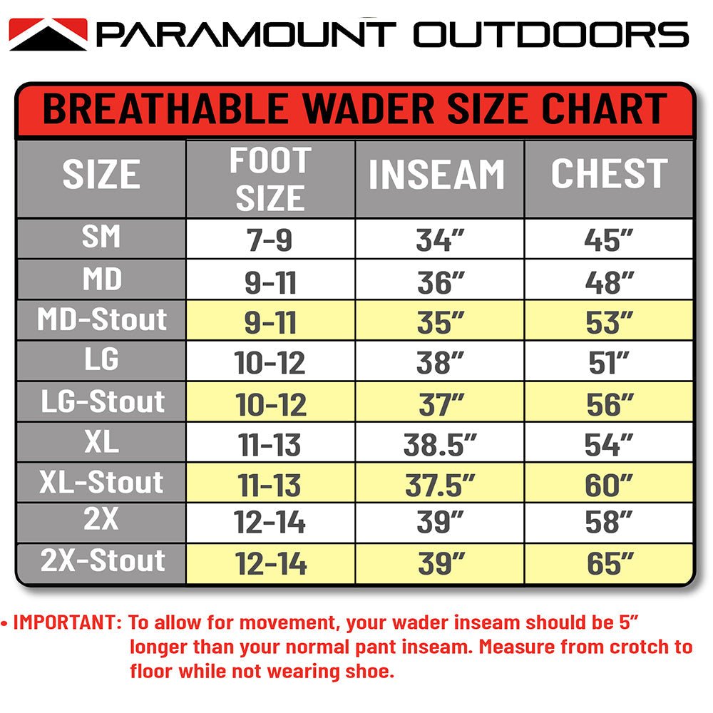 OBSIDIAN Pro-Series Breathable Wader - Paranoid Ranch