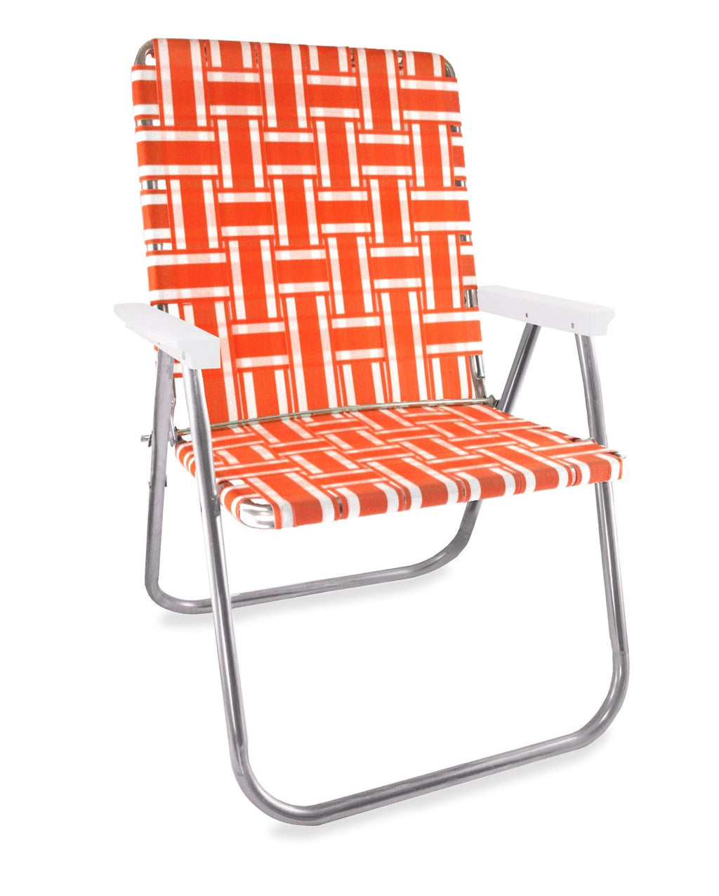 Orange and White Stripe Magnum Chair - Paranoid Ranch