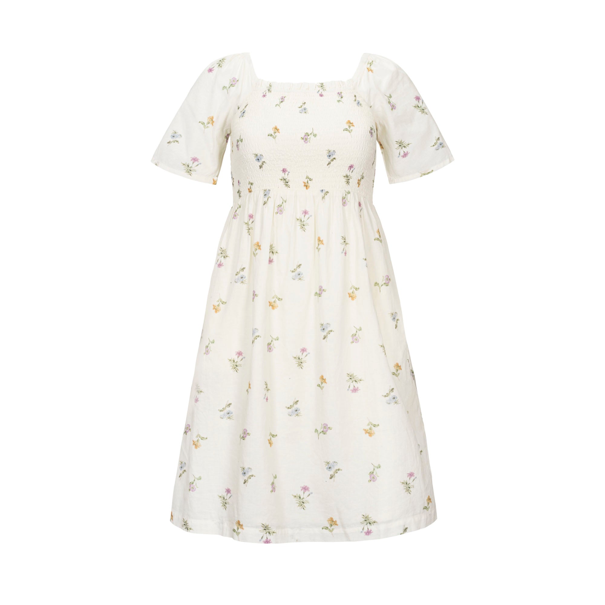 Organic Bell Sleeve Smocked Dress - Paranoid Ranch