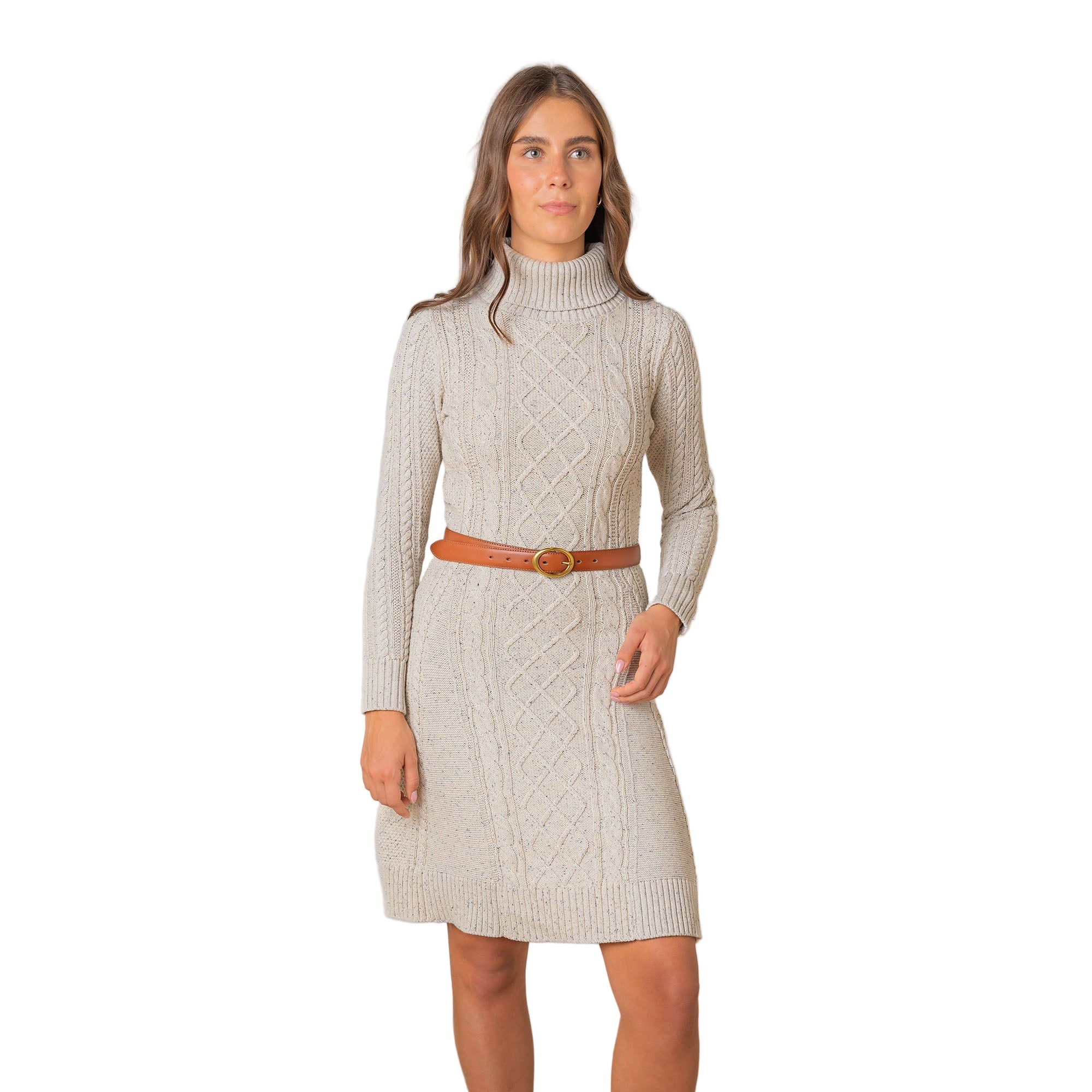 Organic Cable Sweater Dress - Paranoid Ranch