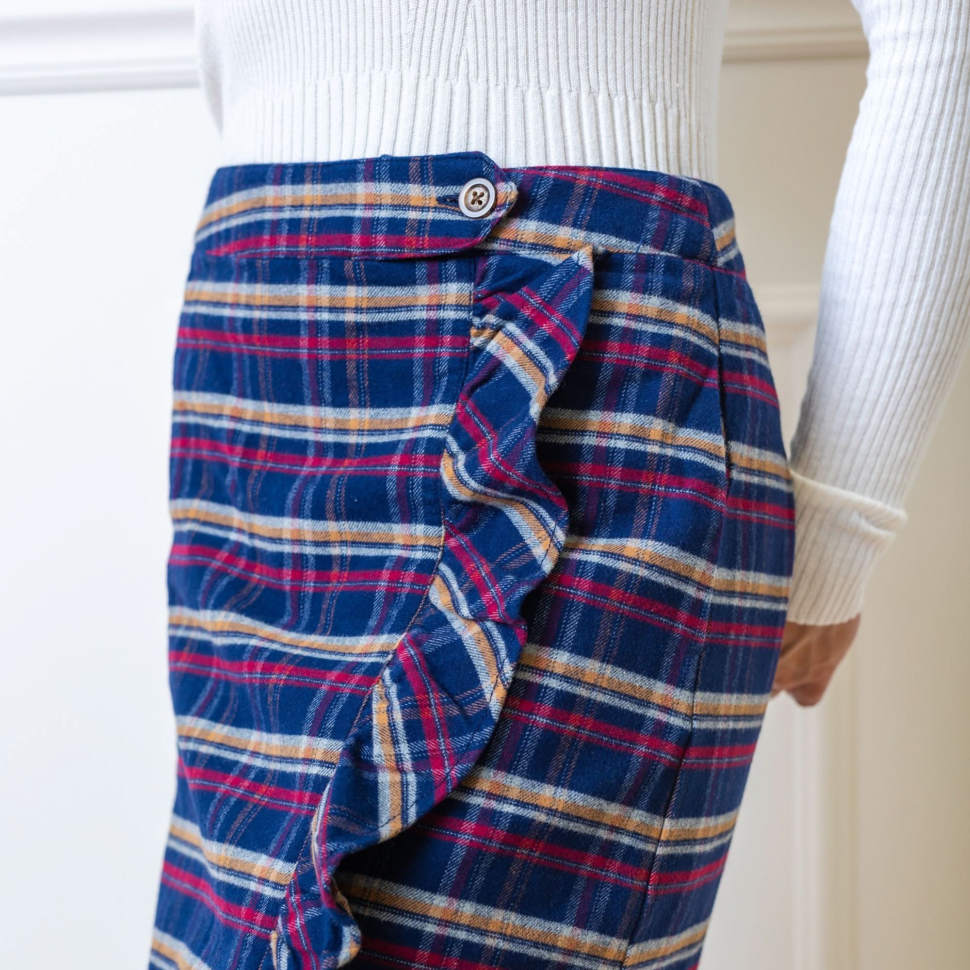Organic Flannel Ruffle Skirt - Paranoid Ranch