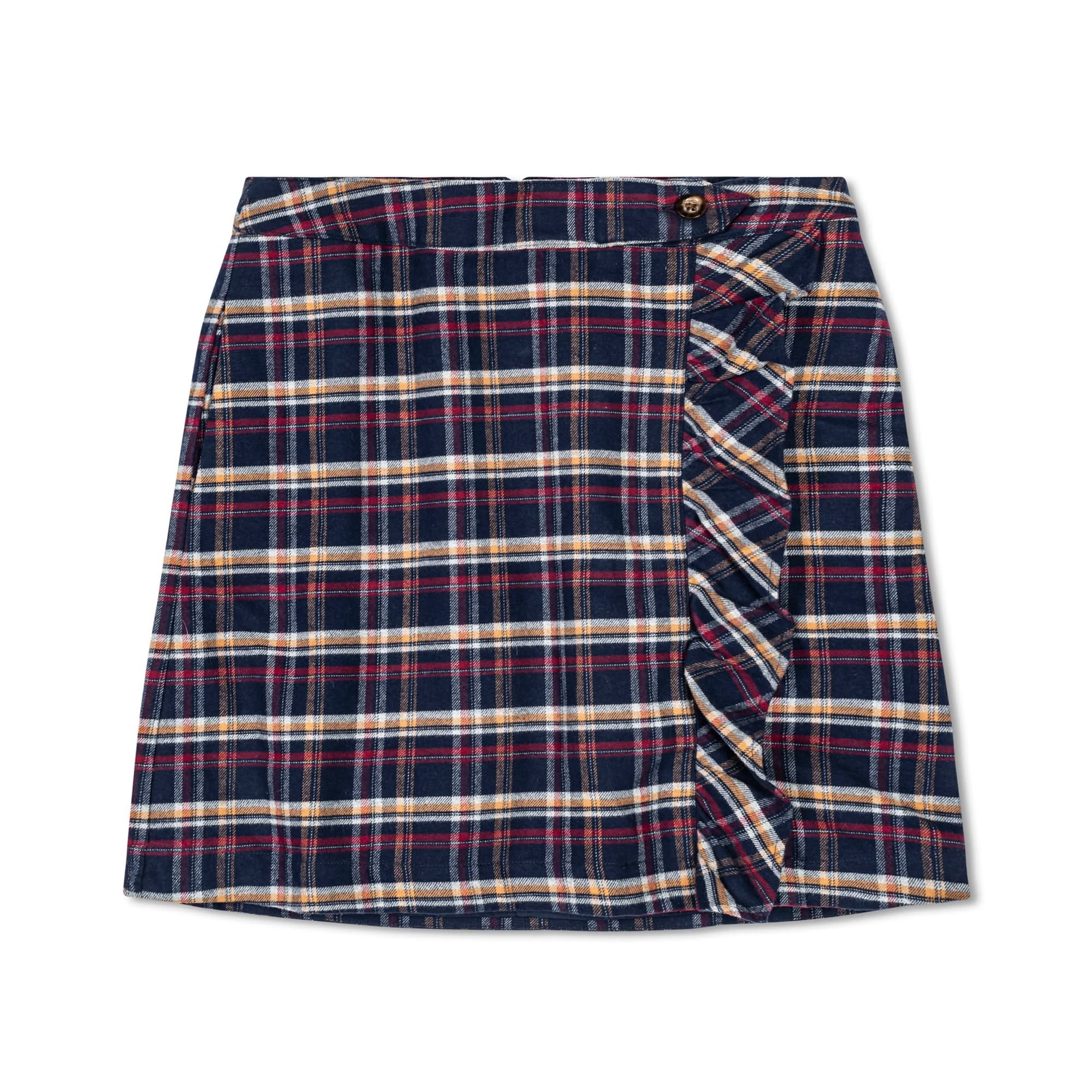 Organic Flannel Ruffle Skirt - Paranoid Ranch