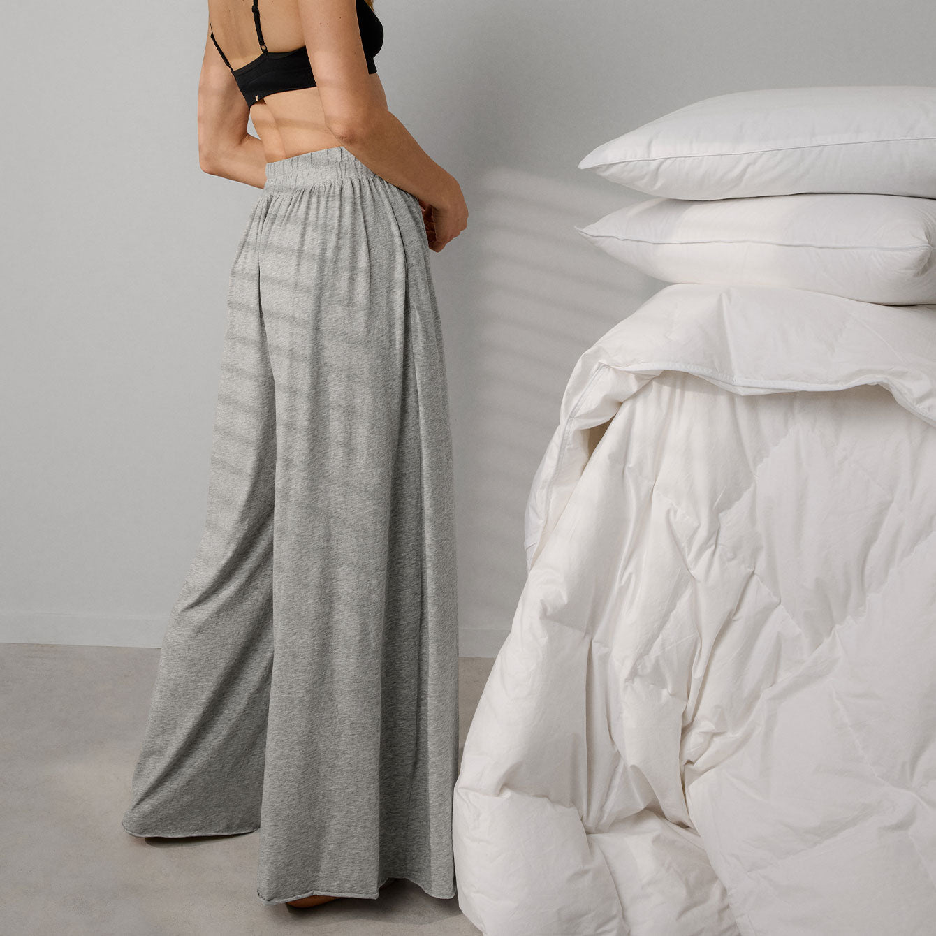 Organic Pima Wide Leg Pant - Paranoid Ranch