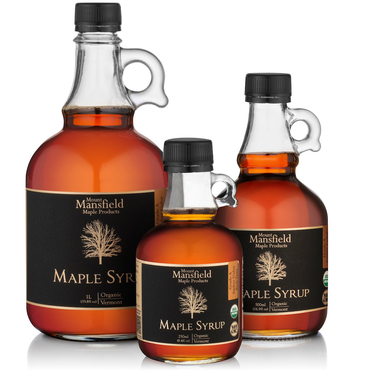 Organic Pure Vermont Maple Syrup - Glass Jug - Paranoid Ranch
