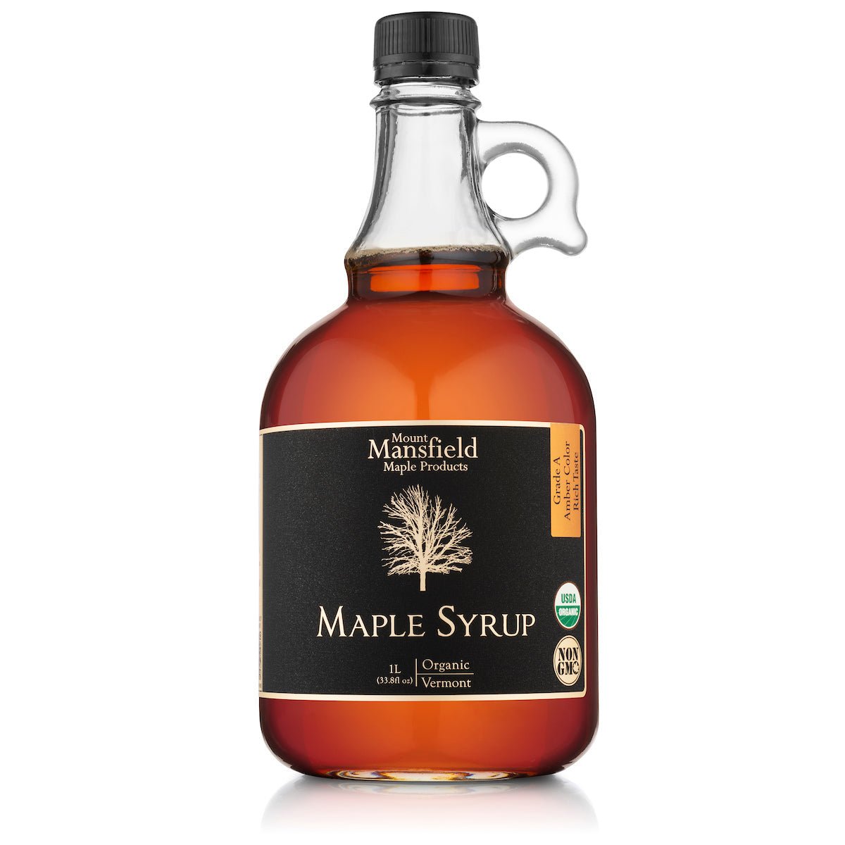 Organic Pure Vermont Maple Syrup - Glass Jug - Paranoid Ranch