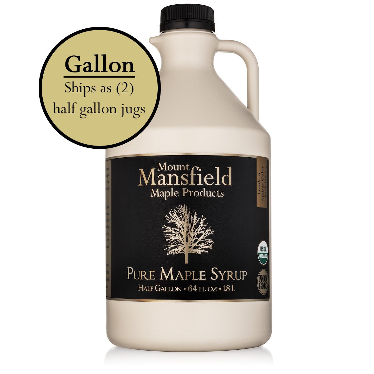 Organic Pure Vermont Maple Syrup - Plastic Jug - Paranoid Ranch