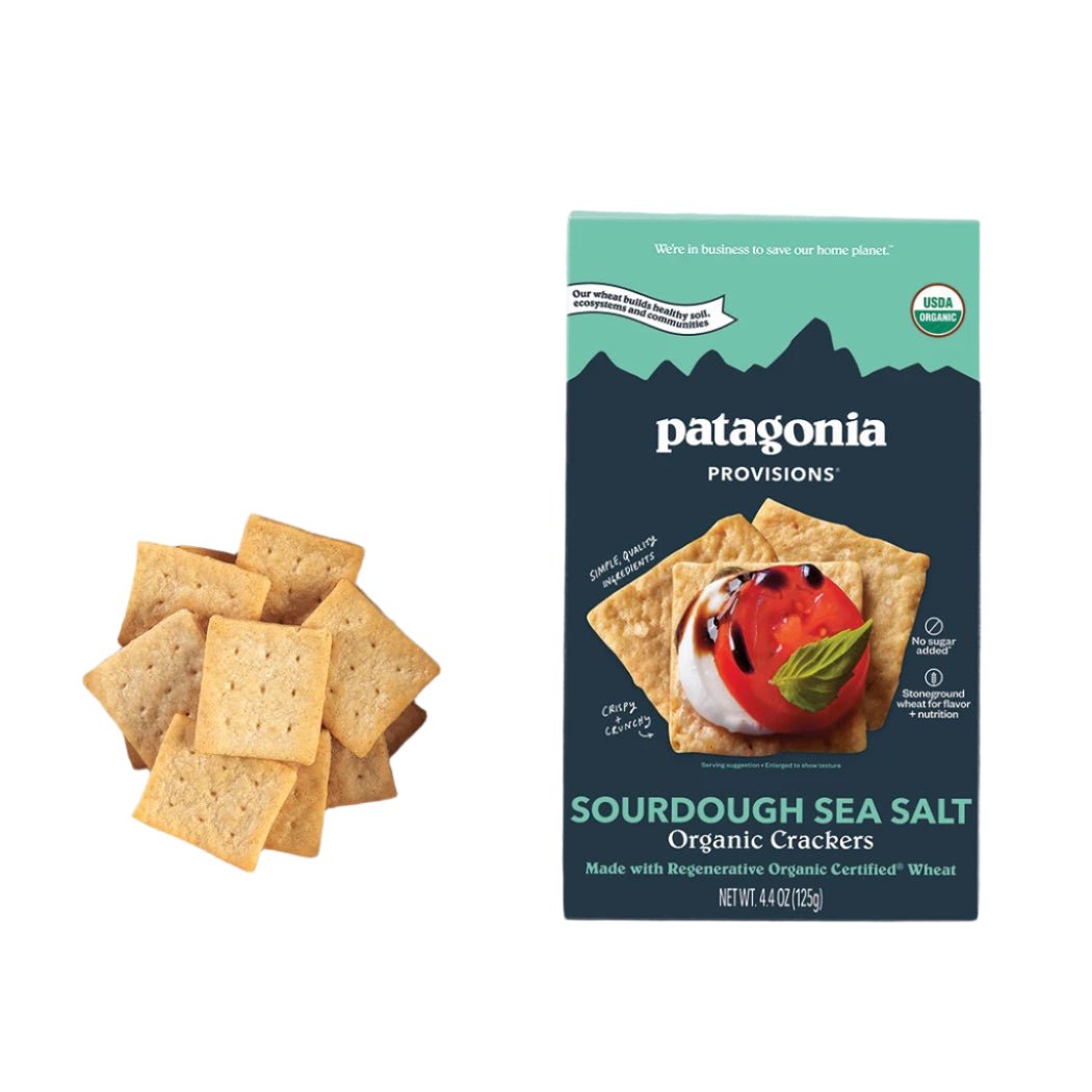 Organic Sourdough Sea Salt Crackers (4.4 oz Box) - Paranoid Ranch