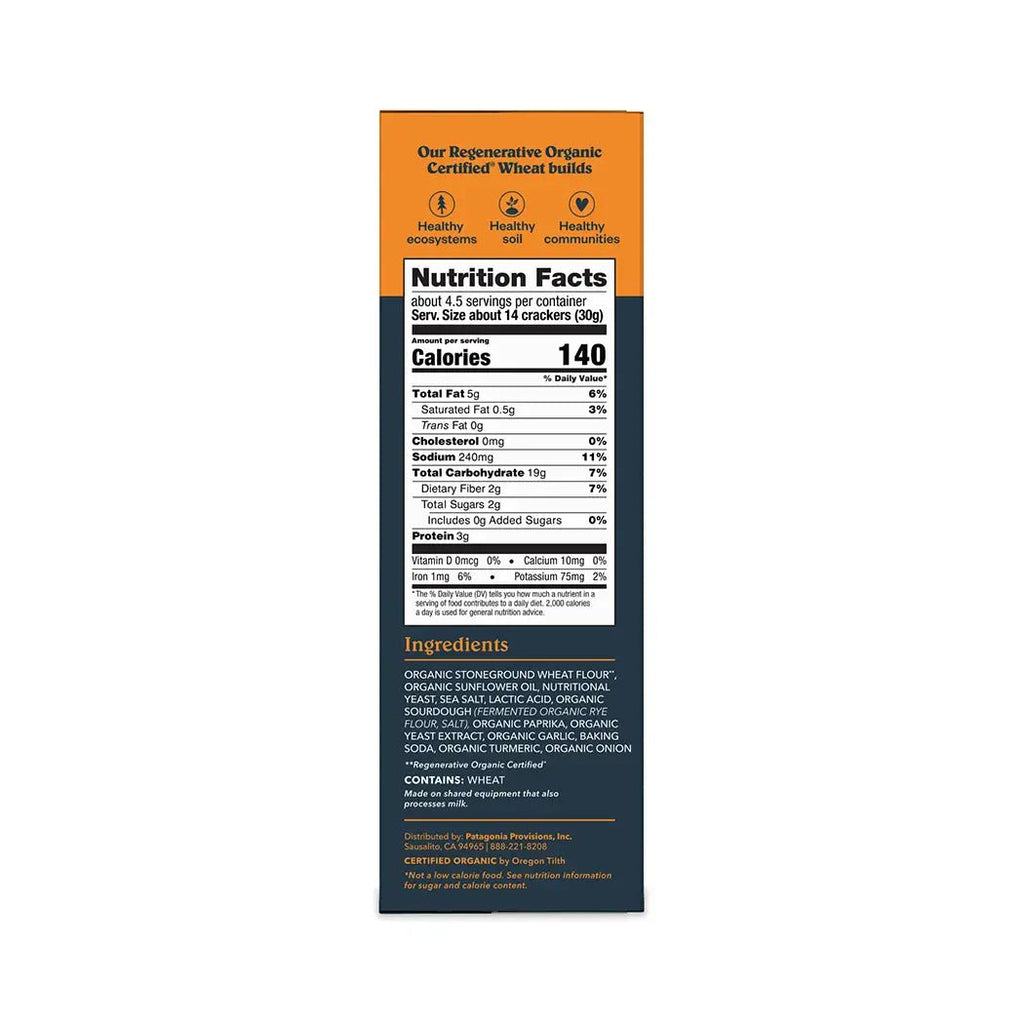 Organic Toasted Cheeze Crackers (4.4 oz Box) - Paranoid Ranch