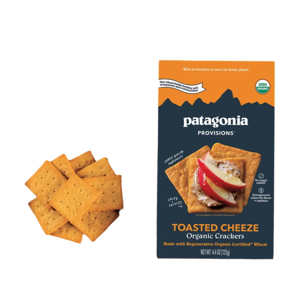 Organic Toasted Cheeze Crackers (4.4 oz Box) - Paranoid Ranch