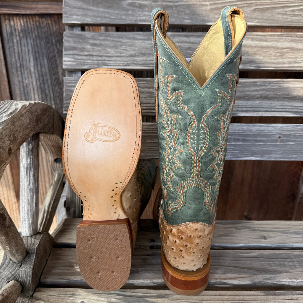 Ostrich Chisolm Boot | Justin Mens - Paranoid Ranch