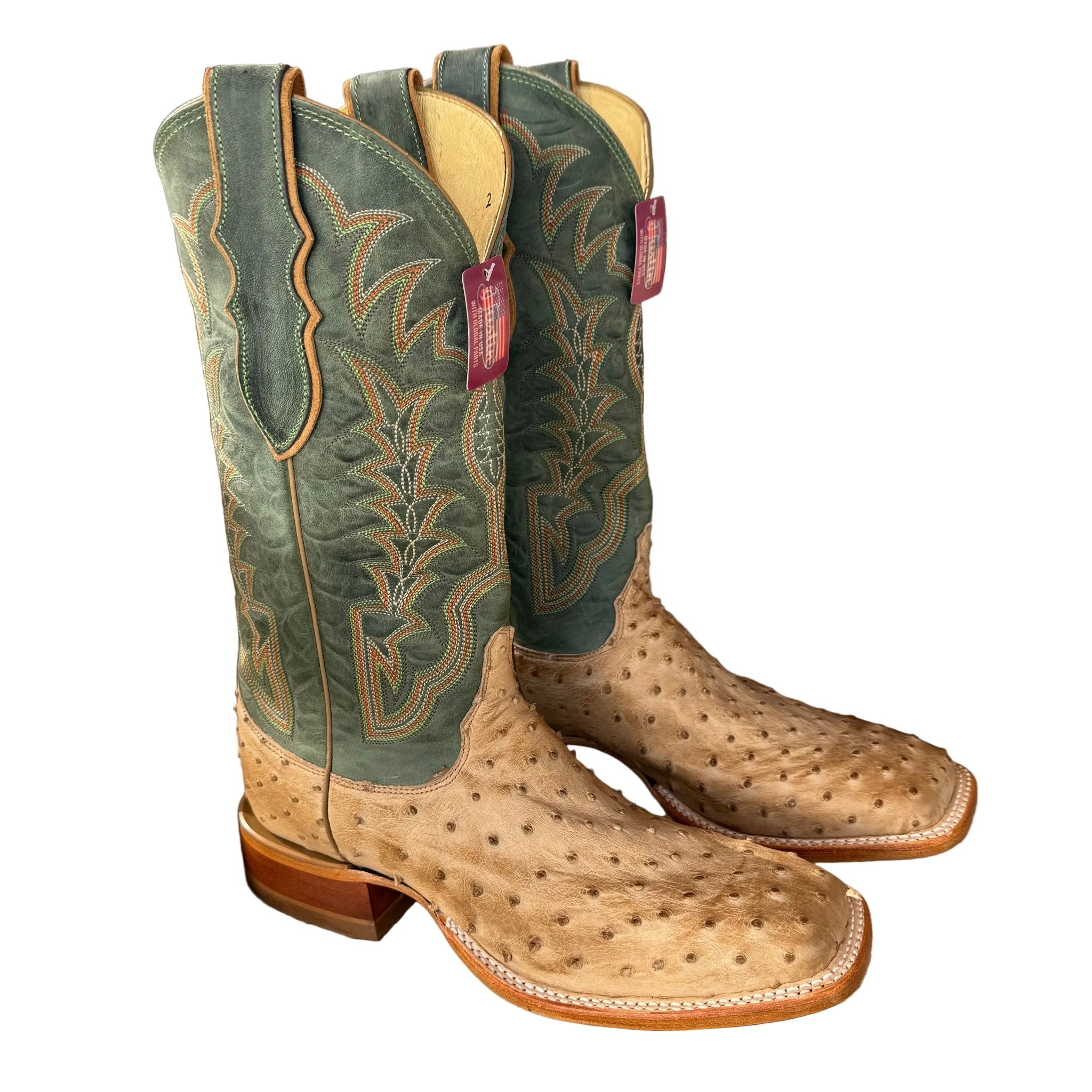 Ostrich Chisolm Boot | Justin Mens - Paranoid Ranch