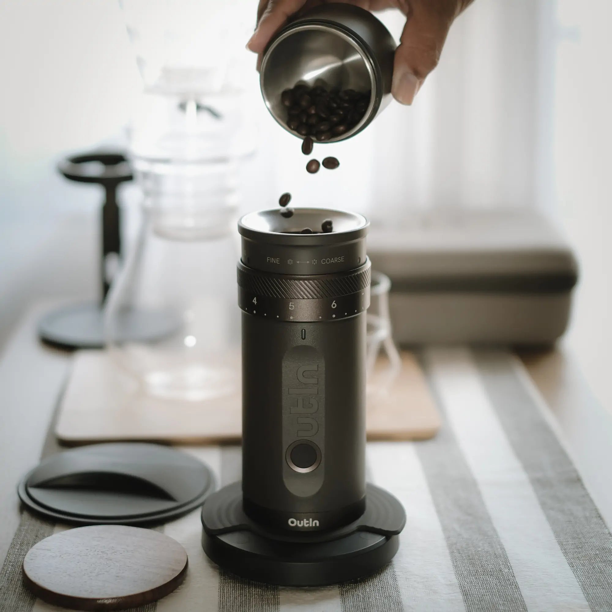 OutIn Fino Portable Electric Coffee Grinder - Paranoid Ranch