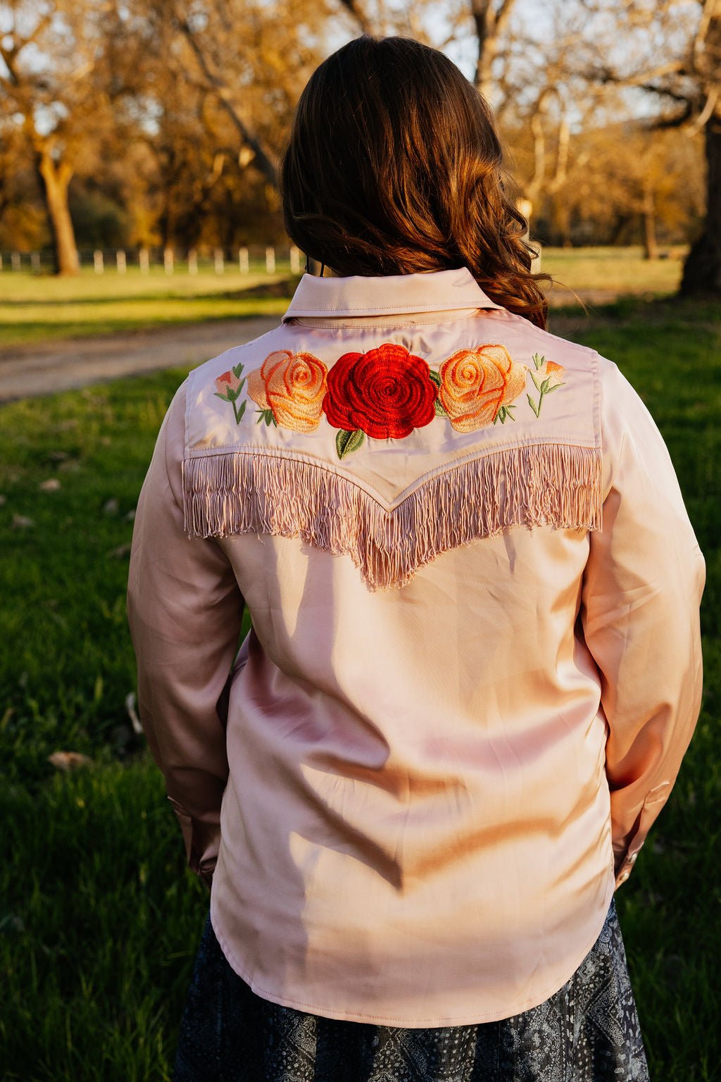 Pale Pink Button Up - Paranoid Ranch