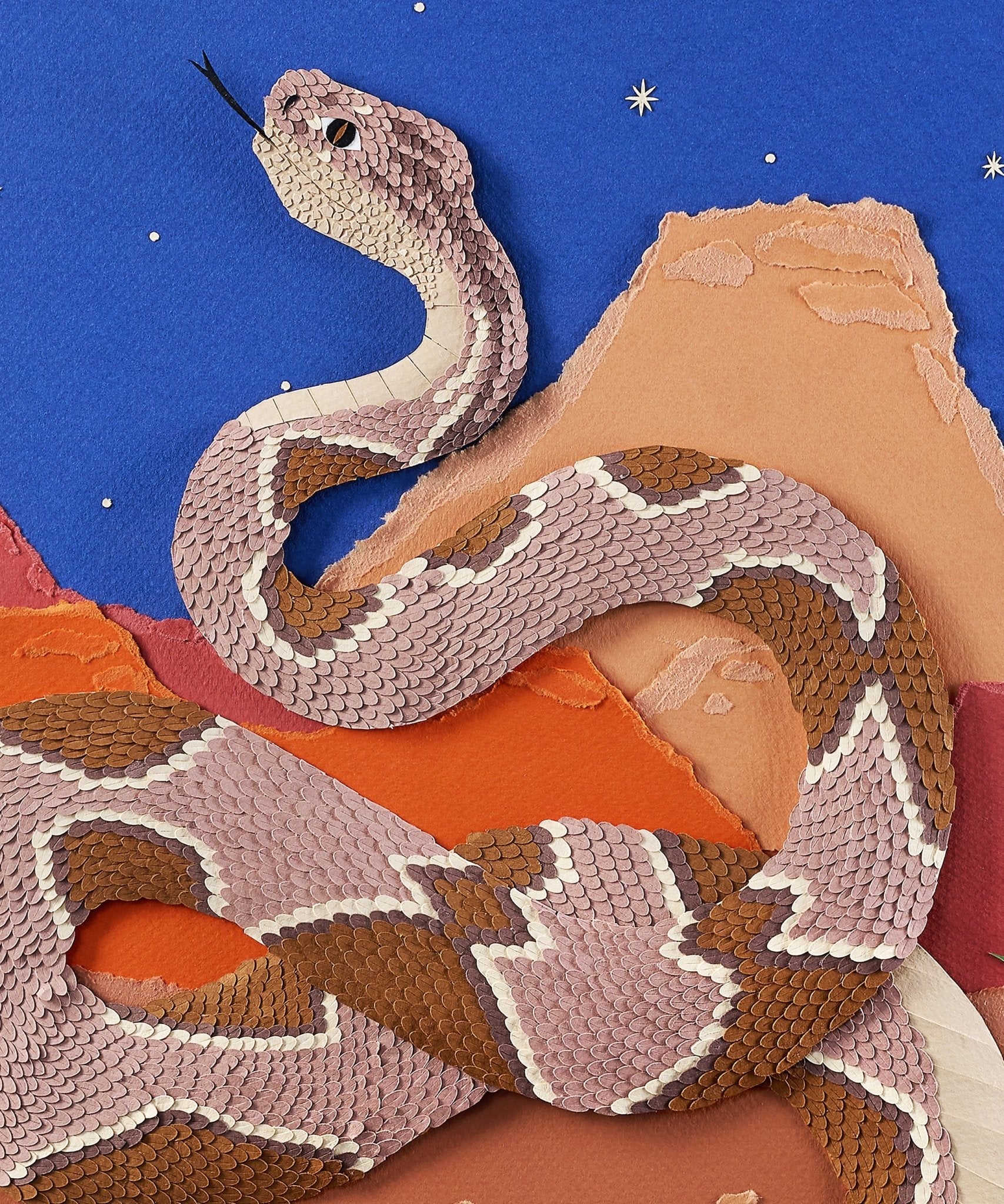 Paper Rattlesnake by Andrea Cira - Paranoid Ranch