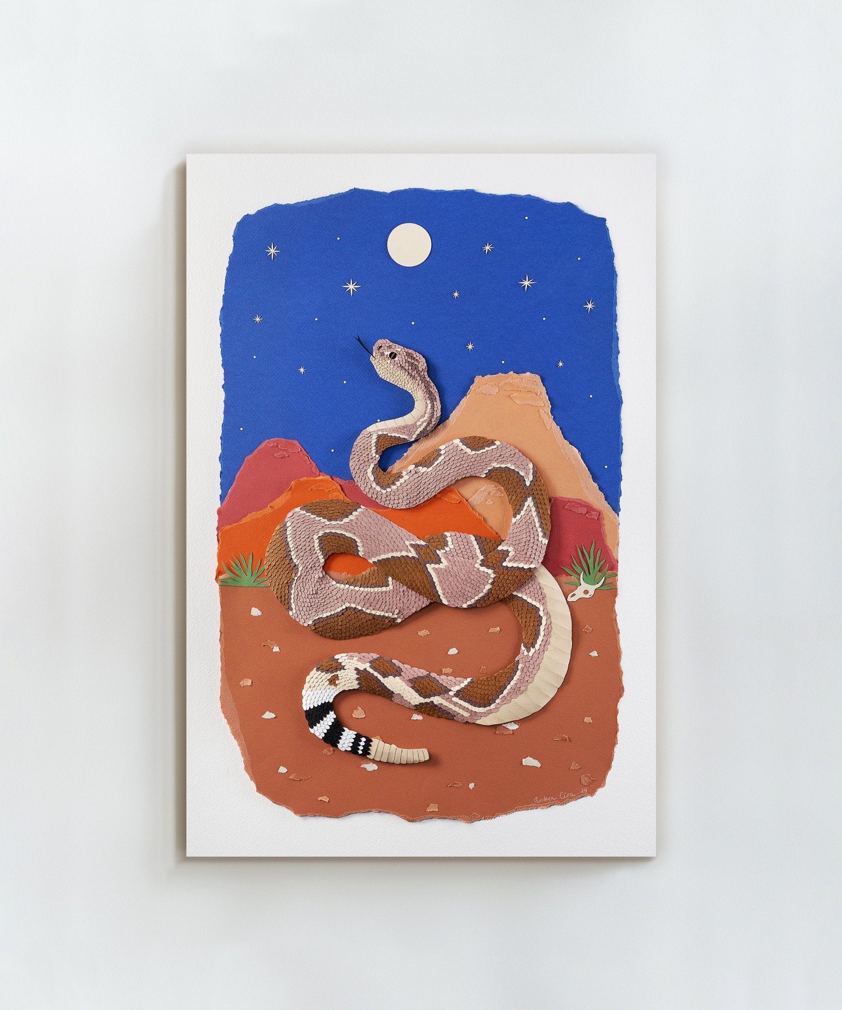 Paper Rattlesnake by Andrea Cira - Paranoid Ranch