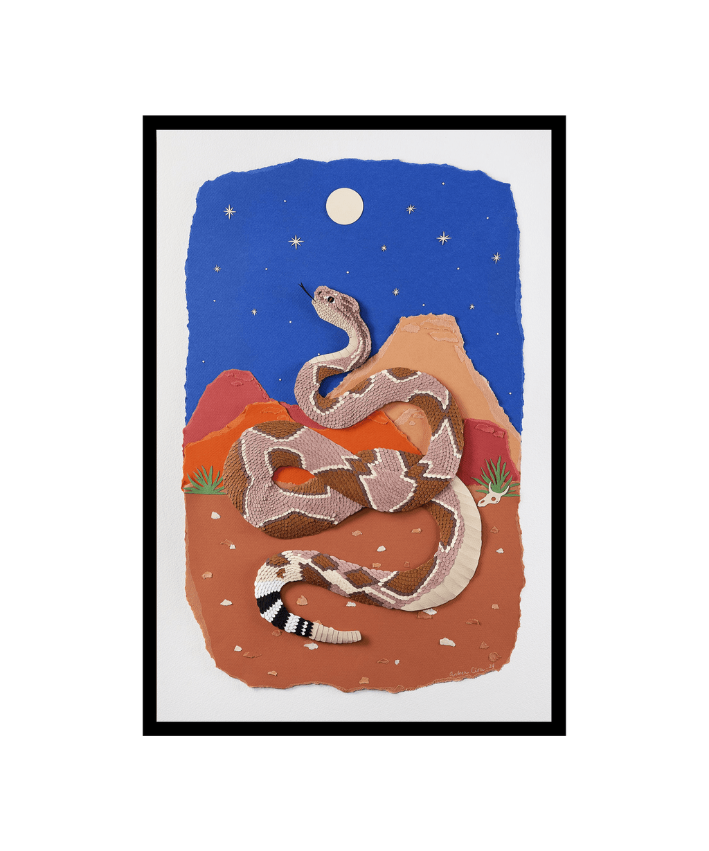 Paper Rattlesnake by Andrea Cira - Paranoid Ranch