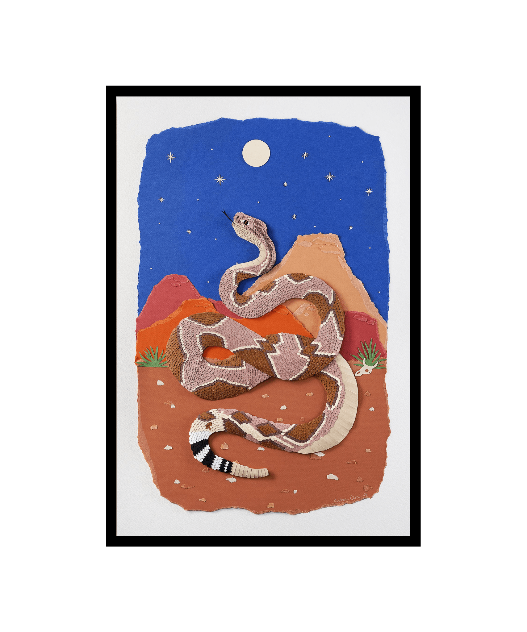 Paper Rattlesnake by Andrea Cira - Paranoid Ranch