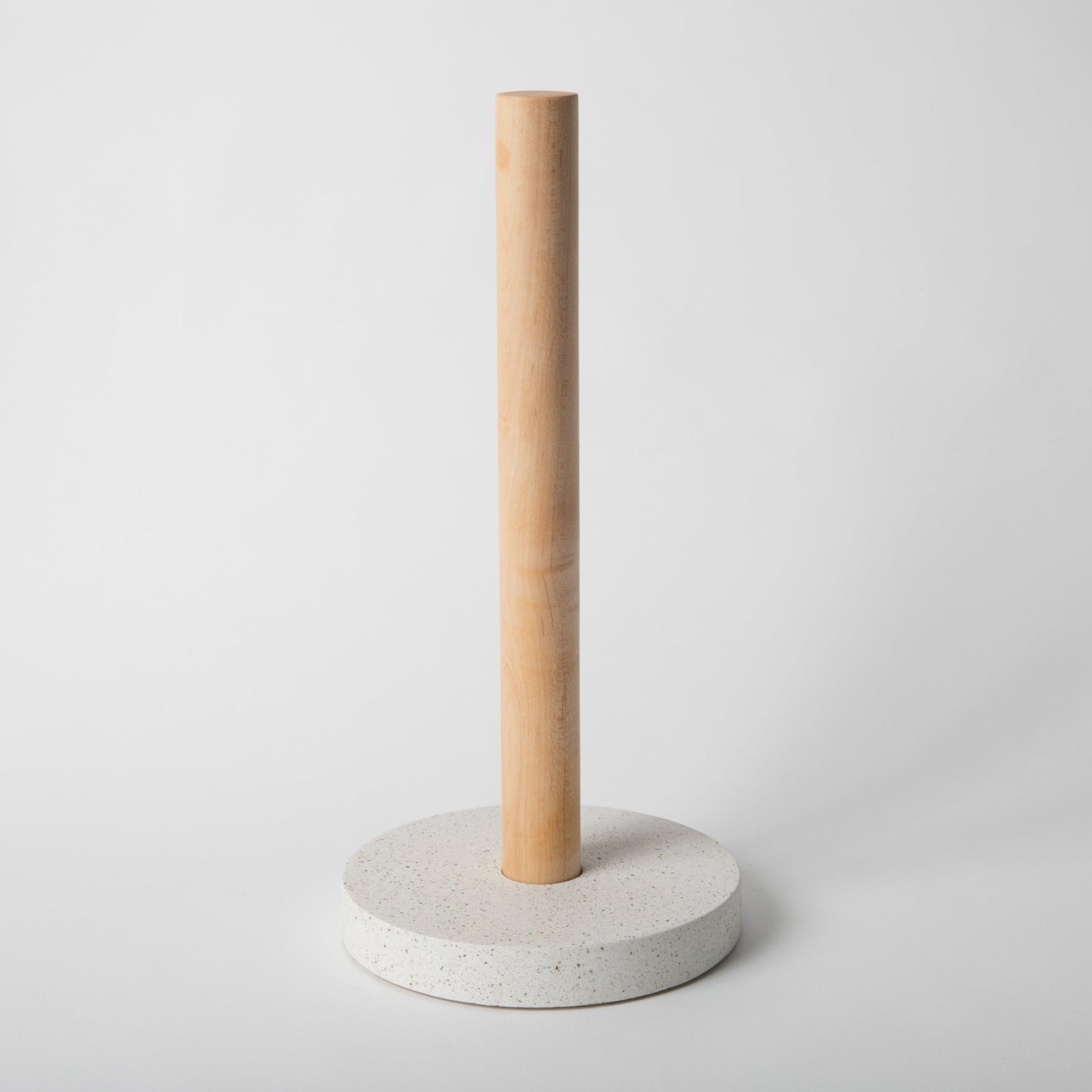 Paper Towel Holder | White Terrazzo - Paranoid Ranch