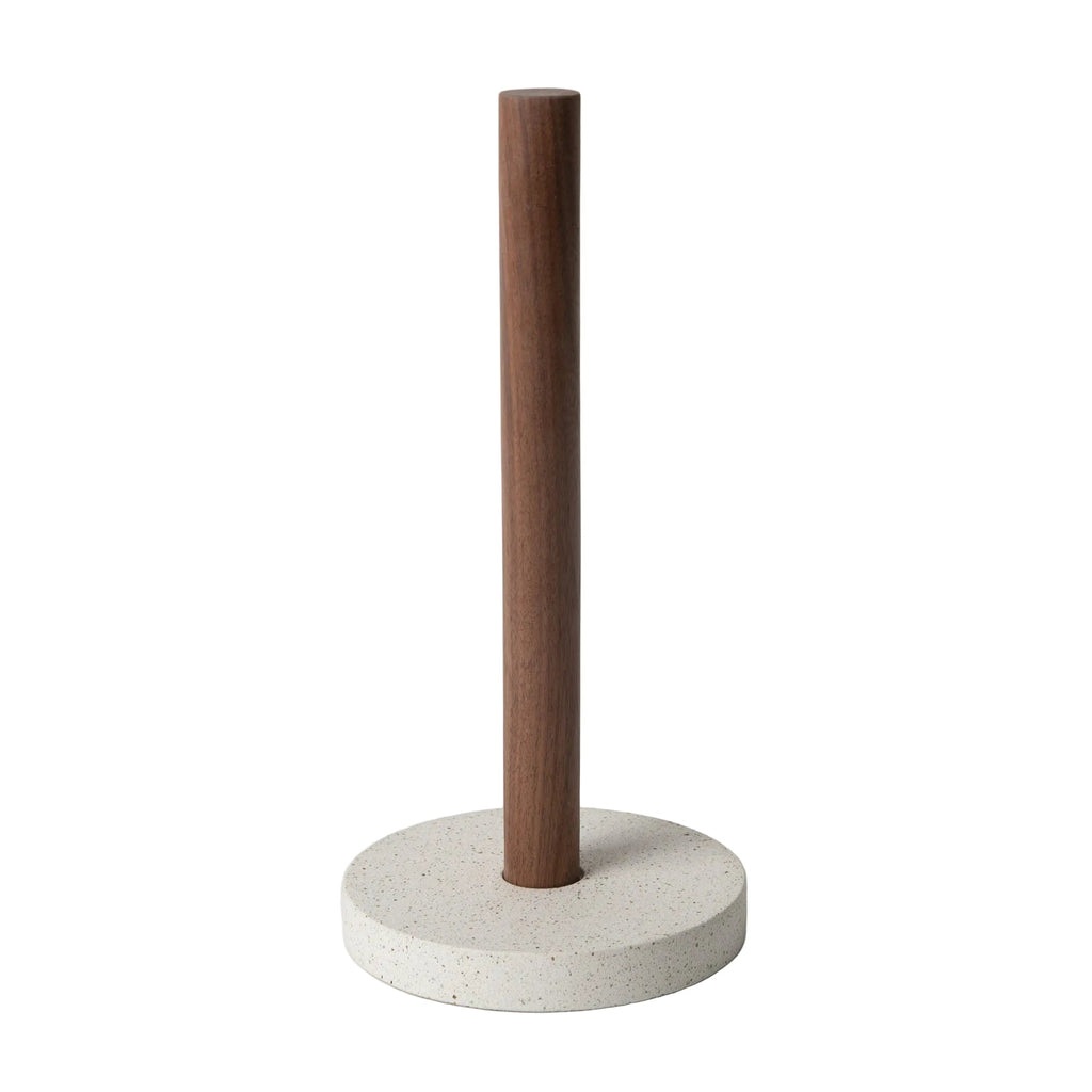 Paper Towel Holder | White Terrazzo - Paranoid Ranch