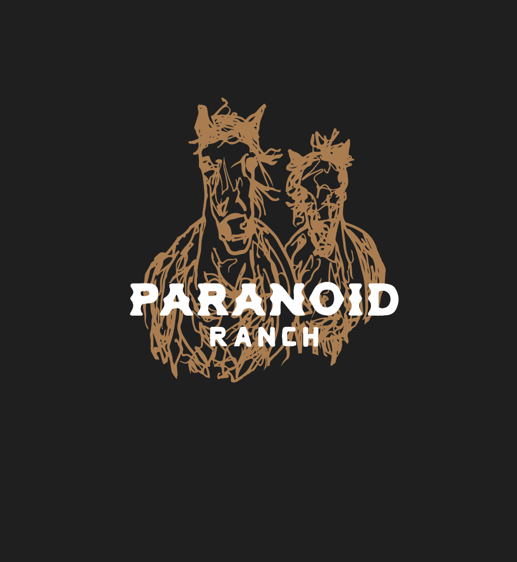 Paranoid Crest Tee - Paranoid Ranch
