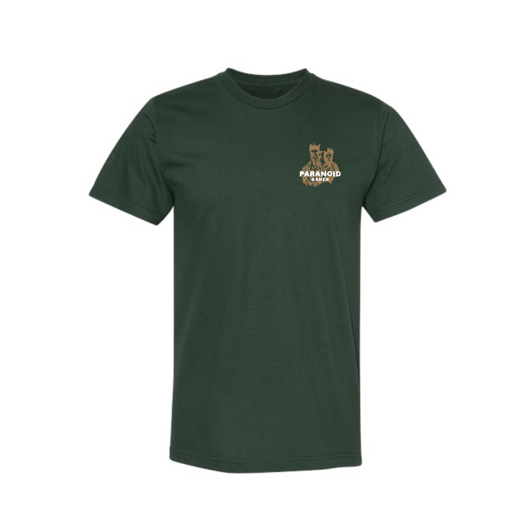 Paranoid Crest Tee - Paranoid Ranch