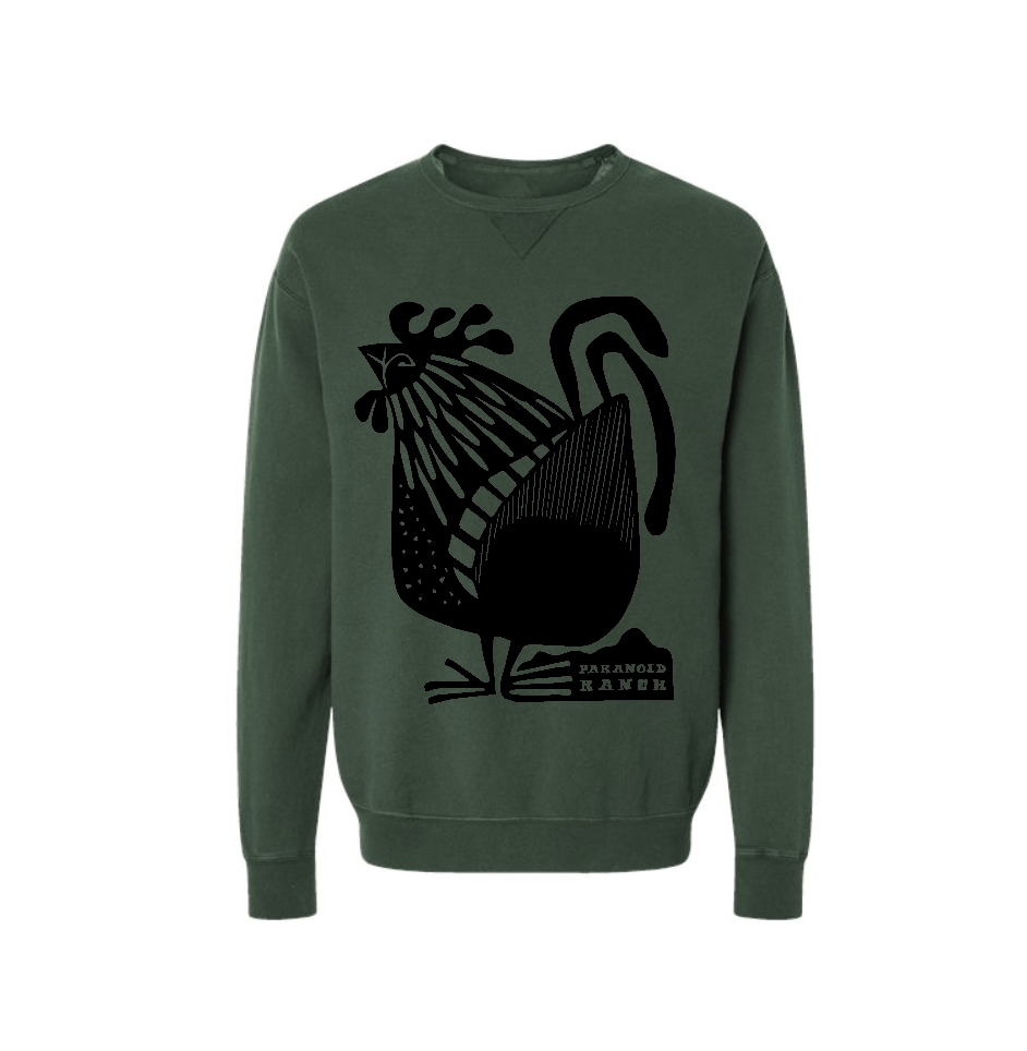 Paranoid Folk Crewneck - Paranoid Ranch