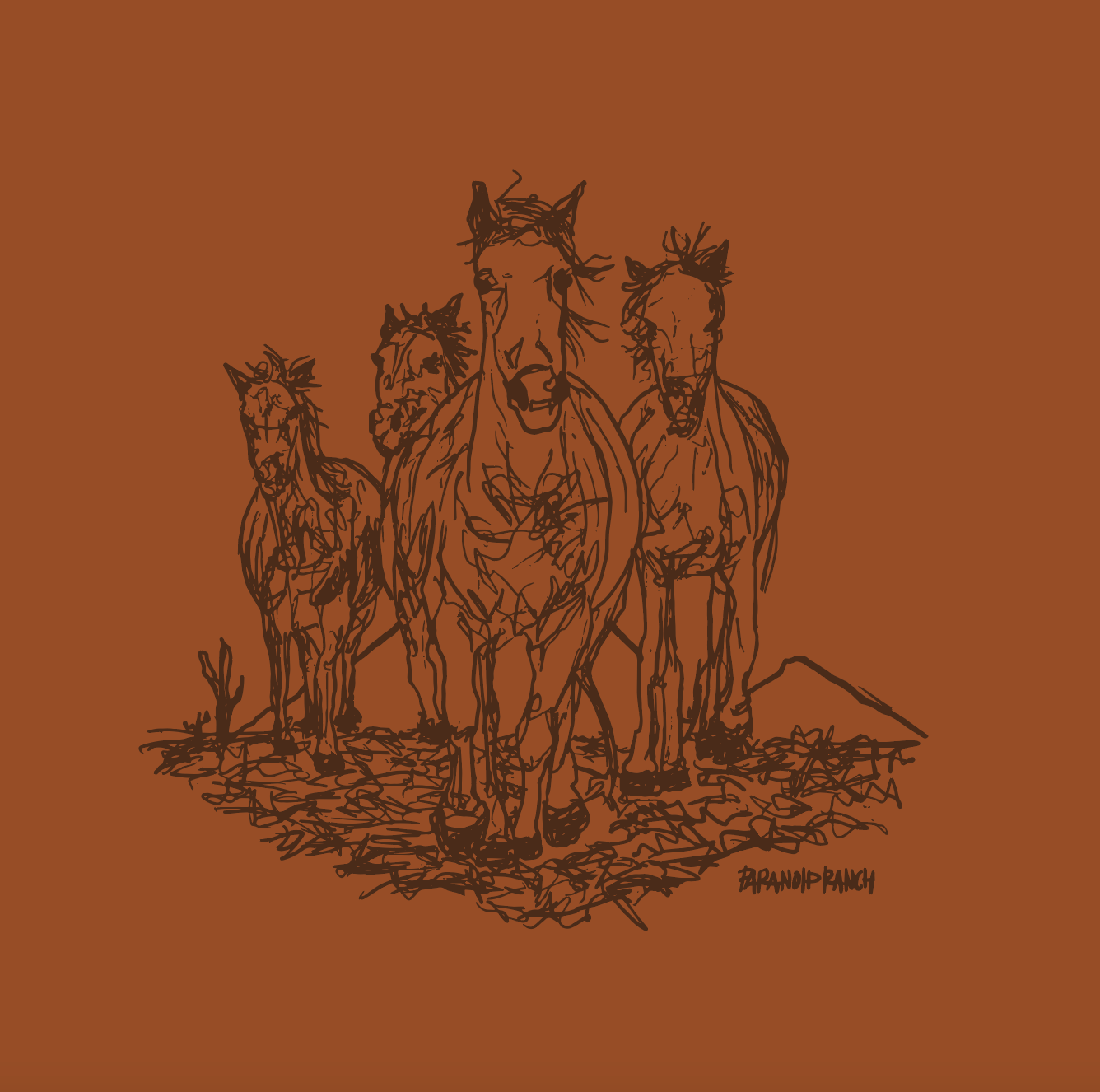 Paranoid Lambert Crewneck - Paranoid Ranch